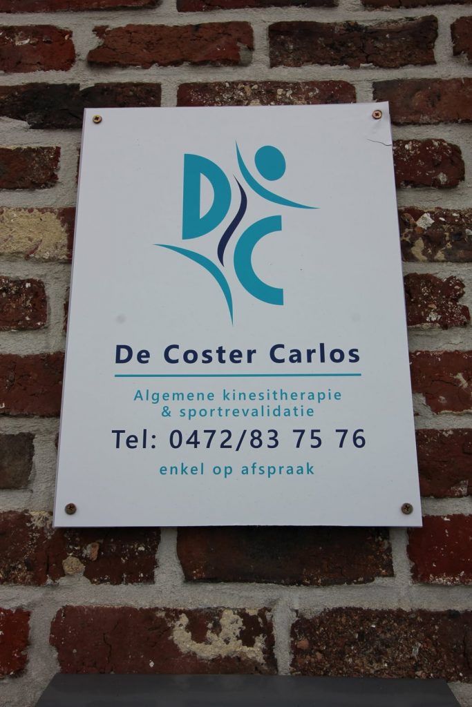 Kinesitherapeut Carlos De Coster Algemene kinesitherapie & sportrevalidatie